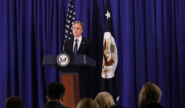 U.S. Secretary of State Antony J. Blinken during a news conference, Friday, Sept. 27, 2024, in New York. (AP)