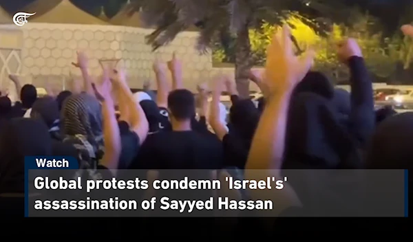 Global protests condemn 'Israel's' assassination of Sayyed Hassan