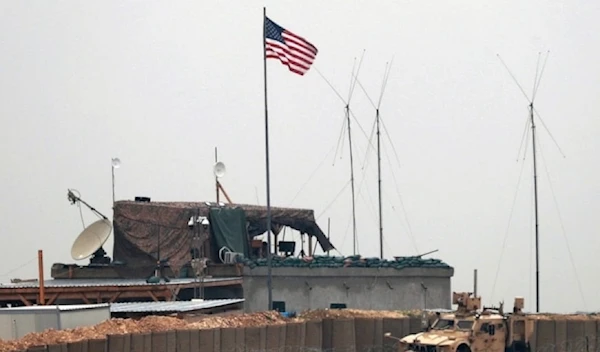 US occupation forces and structures are seen on the outskirts of the northern Syria town of Manbij on December 26,2018. (AFP)