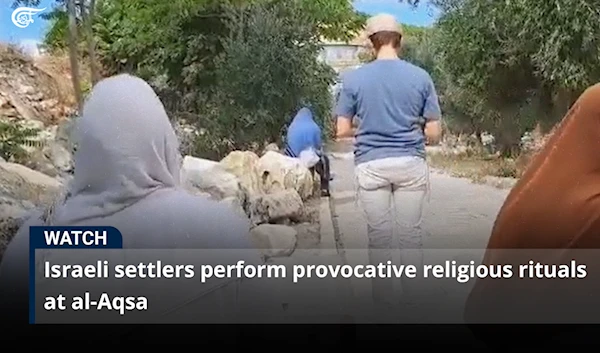 Israeli settlers perform provocative religious rituals at al-Aqsa