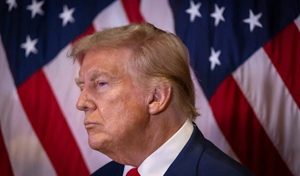 Republican presidential nominee former President Donald Trump speaks during a news conference held at Trump Tower, Friday, Sept., 6, 2024 in New York. (AP Photo/Stefan Jeremiah)