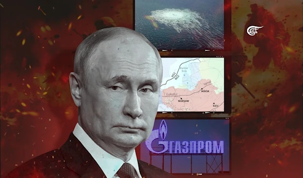 Politicians and experts who claimed the sabotage would prove financially, legally, or geopolitically beneficial to Russia seem to have only skimmed the first chapters of the Nord Stream story. (Al Mayadeen English; Illustrated by Zeinab El-Hajj)