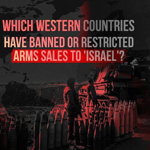 Which Western countries have banned or restricted arms sales to 'Israel'?