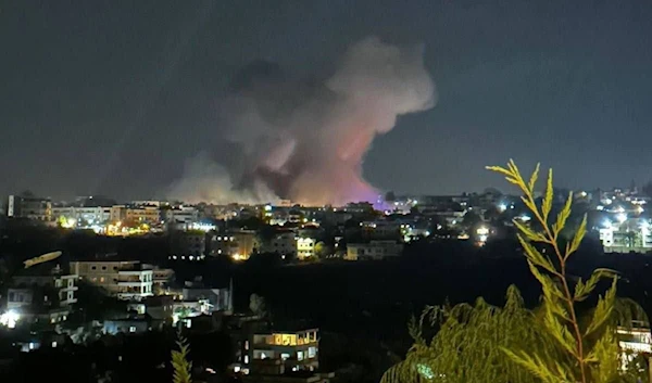 Scenes from the Israeli strikes targeting Masyaf, Syria, on September 9, 2024 (Social Media)