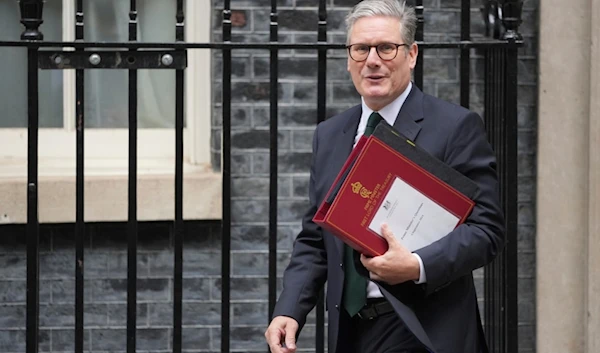 Britain's Prime Minster Keir Starmer departs 10 Downing Street to go to the House of Commons for his weekly Prime Minister's Questions in London, Wednesday, Sept. 4, 2024. (AP)