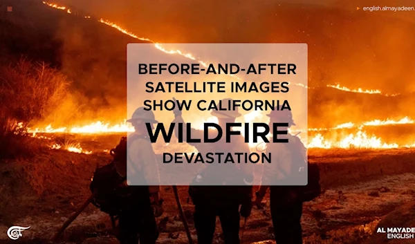 Before-and-after satellite images show California wildfire devastation