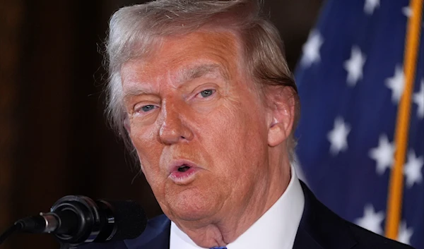 President-elect Donald Trump speaks during a news conference at Mar-a-Lago, on December 16, 2024, in Palm Beach, Fla. (AP)