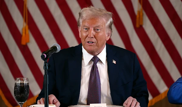 President-elect Donald Trump speaks during a meeting with Republican governors at Mar-a-Lago, on January 9, 2025, in Palm Beach, Fla. (AP)