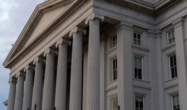 The U.S. Department of the Treasury building is seen in Washington, Saturday, Dec. 7, 2024. (AP Photo/Jose Luis Magana)