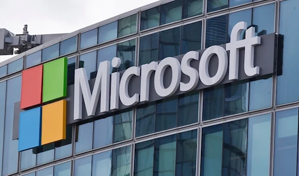 FILE - This April 12, 2016 file photo shows the Microsoft logo in Issy-les-Moulineaux, outside Paris. (AP Photo/Michel Euler, File)