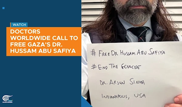 Doctors worldwide call to free Gaza's Dr. Hussam Abu Safiya