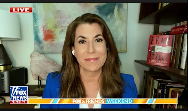 Screengrab from a live broadcast of Tammy Bruce on Fox News, August 04, 2024.