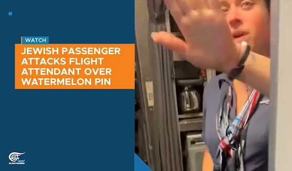 Jewish passenger attacks flight attendant over watermelon pin