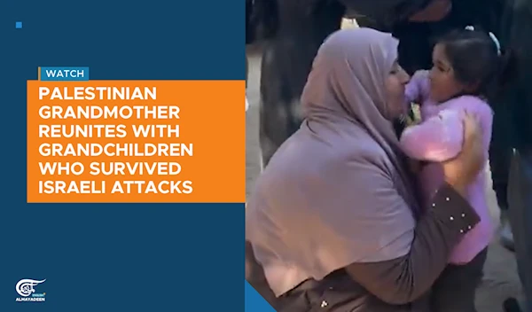 Palestinian grandmother reunites with grandchildren who survived Israeli attacks