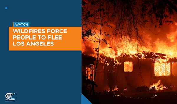 Wildfires force people to flee Los Angeles